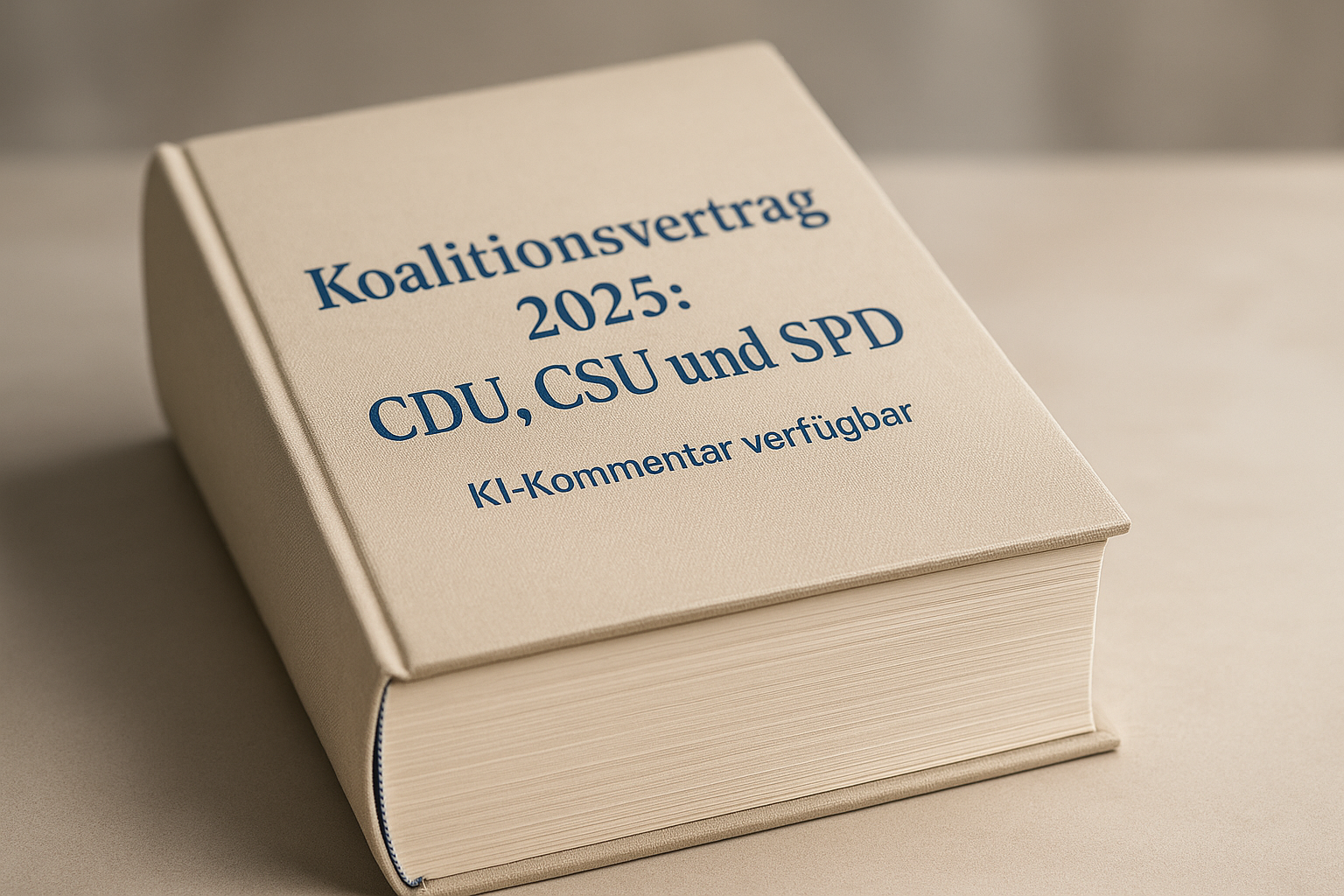Koalitionsvertrag 2025 einfach erklärt: Mit KI‑Chatbot politische Inhalte verstehen